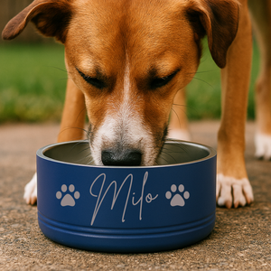 Personalized Paw Bowl