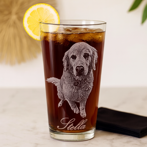 Personalized Pet Pint Glass