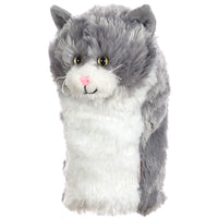 Grey and White Golf Head Cover
