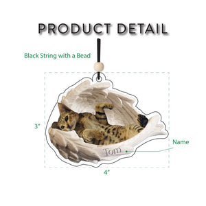 Custom Angel Wing Pet Ornament