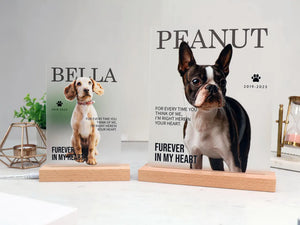 Pet Memorial Photo Sign