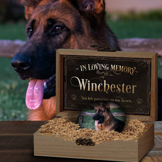 A personalized pet memorial stone, one of twelve meaningful ways to memorialize a beloved dog or cat.