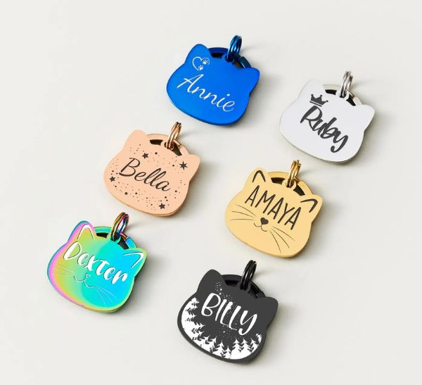 17 Personalized Cat Tags That Keep Your Feline Stylish and Safe