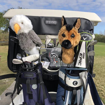Personalized animal golf headcovers and pet-themed golf accessories