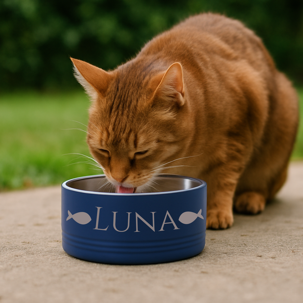 Purrfect Catch Cat Bowl