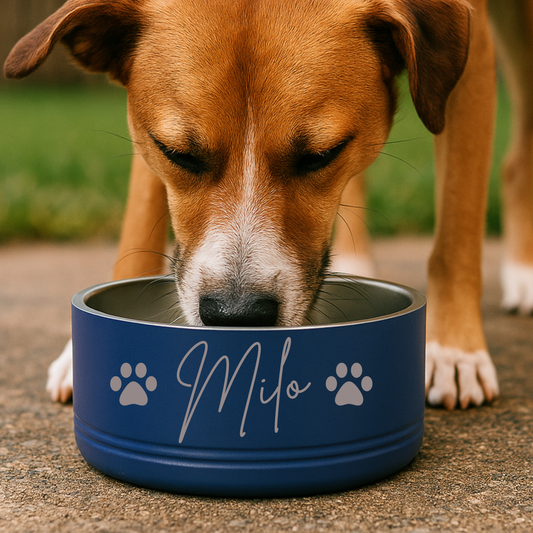 Personalized Paw Bowl