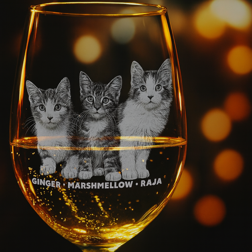 Custom Pet Stemless Wine Glass