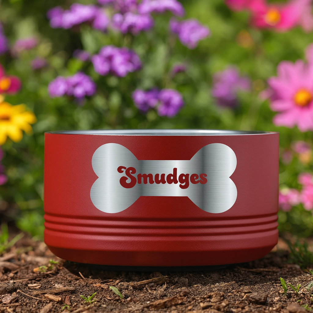 Mini Custom Engraved Pet Bowl