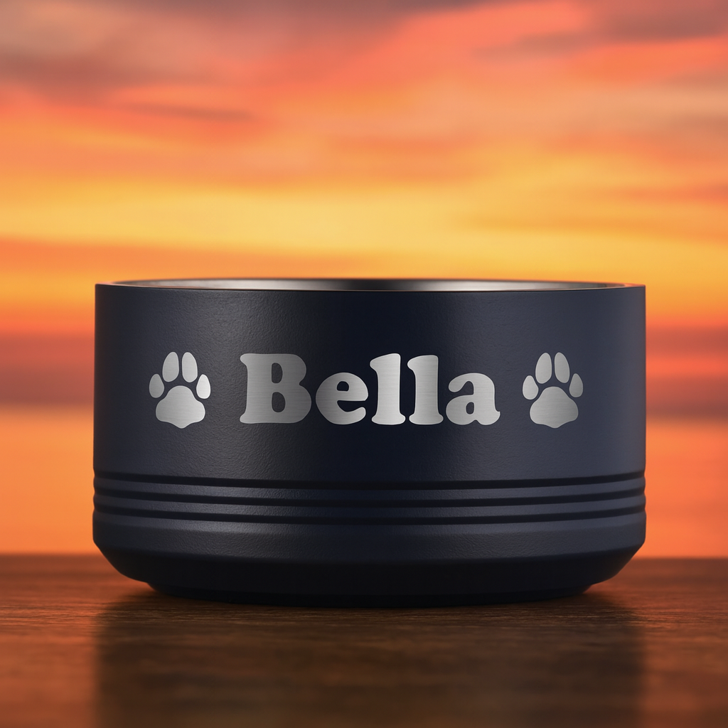 Custom Engraved Pet Bowl