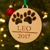 Personalized Paws Pet Ornament