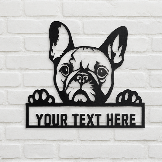 Custom Dog Metal Sign