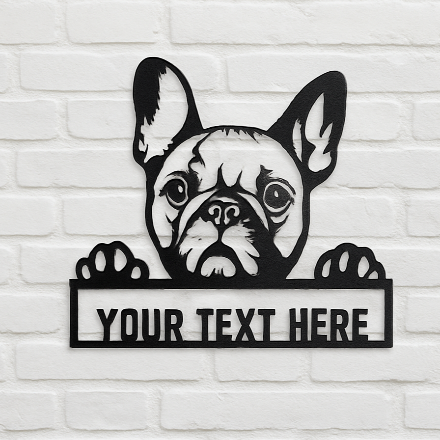 Custom Dog Metal Sign