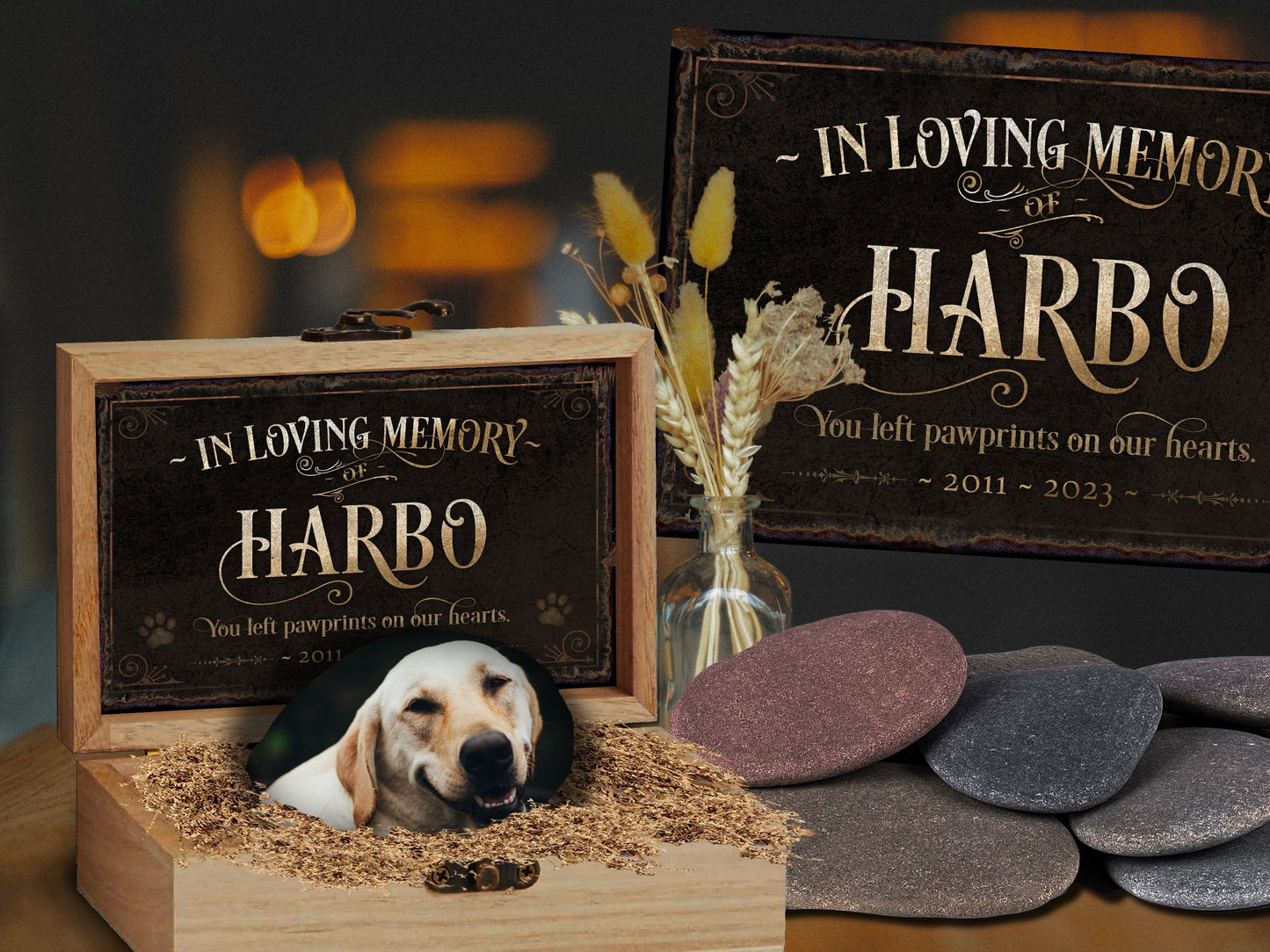 Personalized Dog Memorial Stone