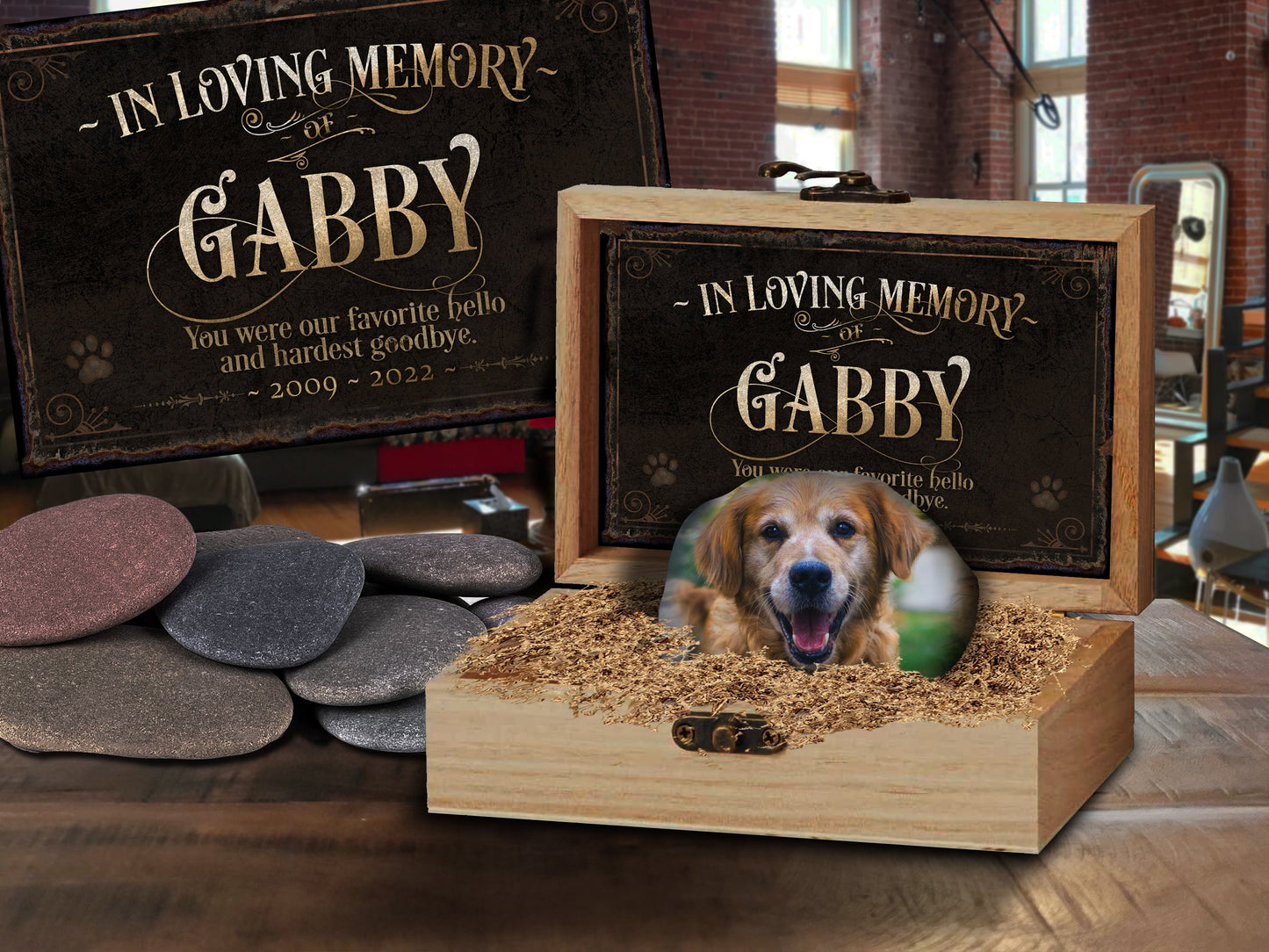 Personalized Dog Memorial Stone