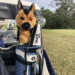 German Shepard golf head cover