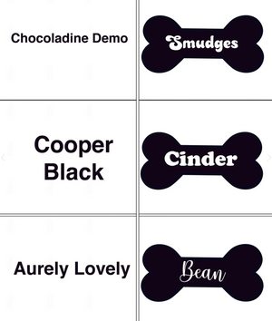 Custom Canine Bowl