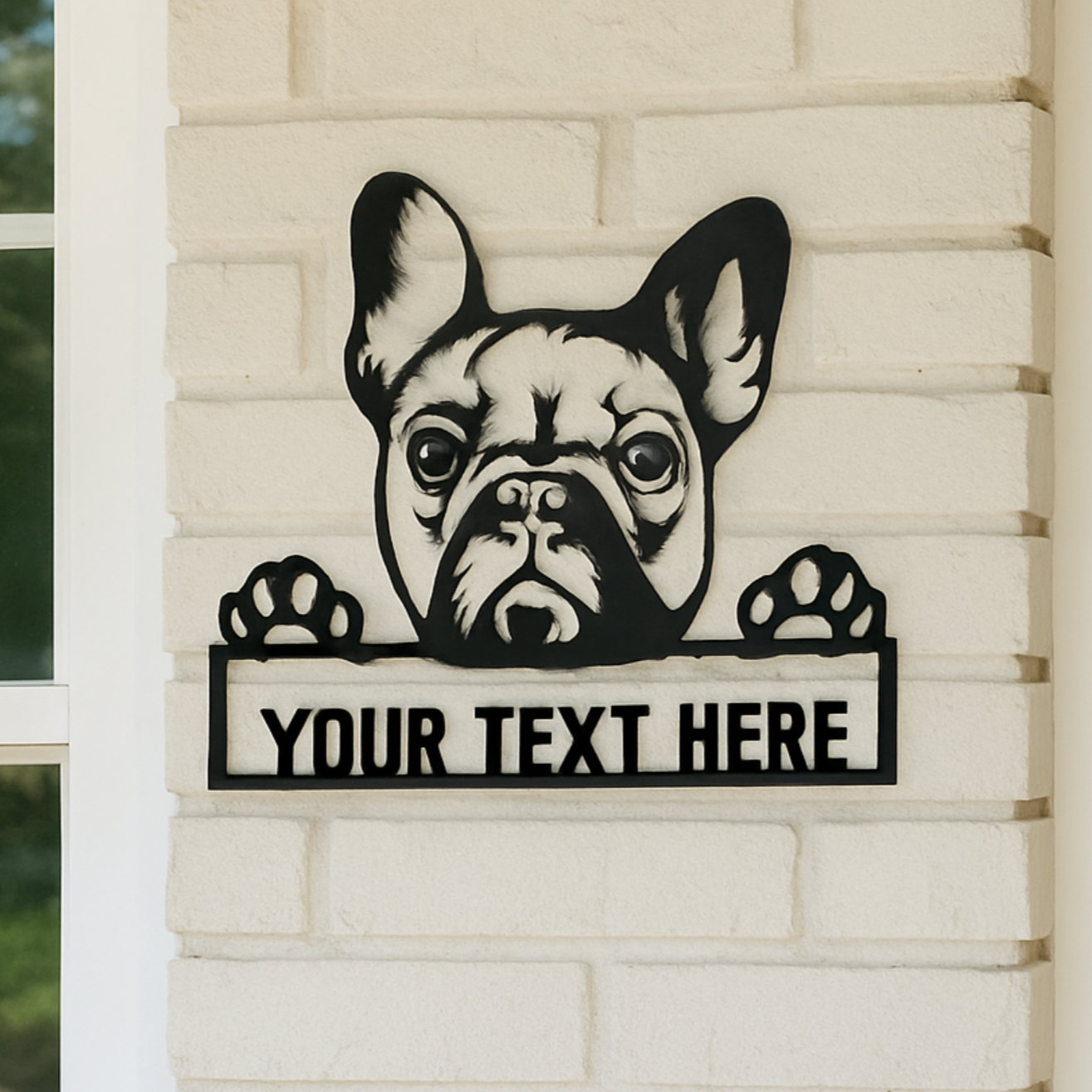 Custom Dog Metal Sign