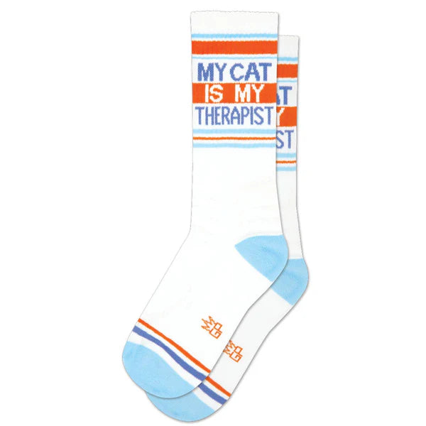 "My Cat Is My Therapist" Socks