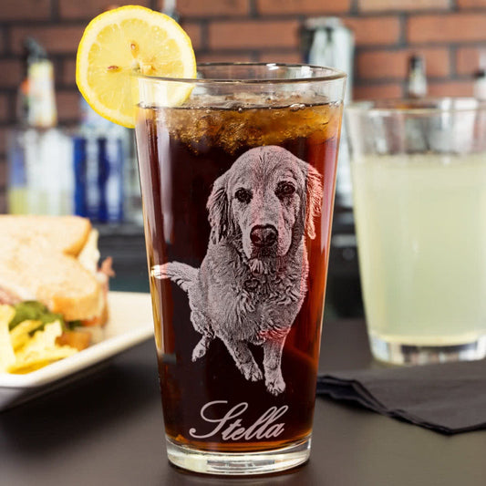 Personalized Pet Pint Glass