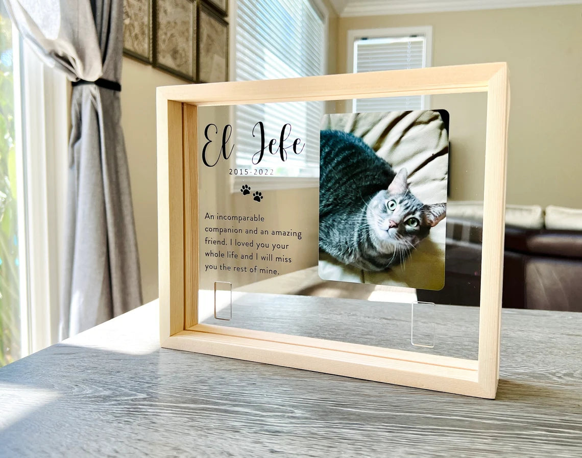Pet Memorial Frame With Collar