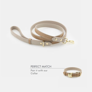 The Pink Luxe Leather Dog Leash