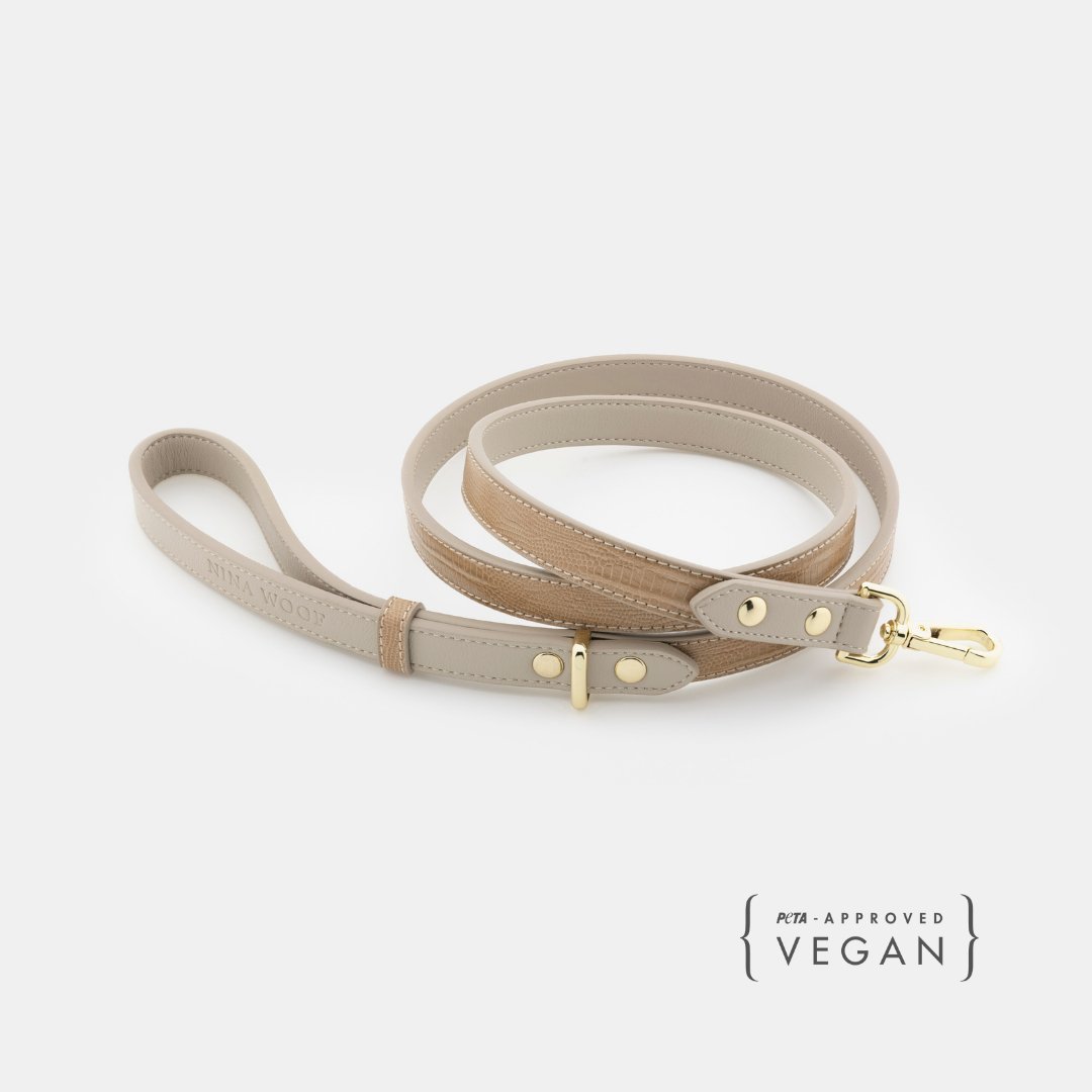 The Pink Luxe Leather Dog Leash