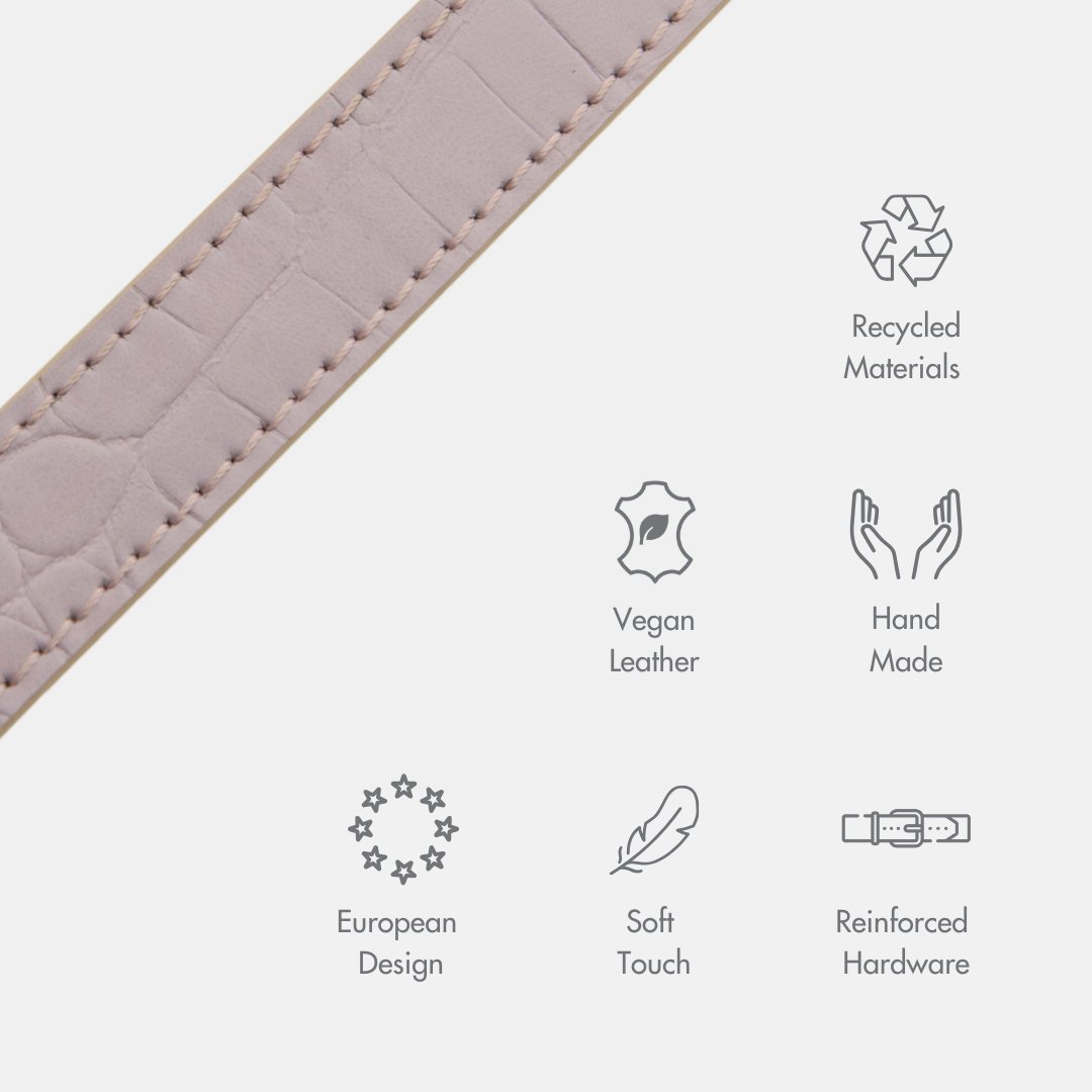 The Pink Luxe Leather Dog Leash