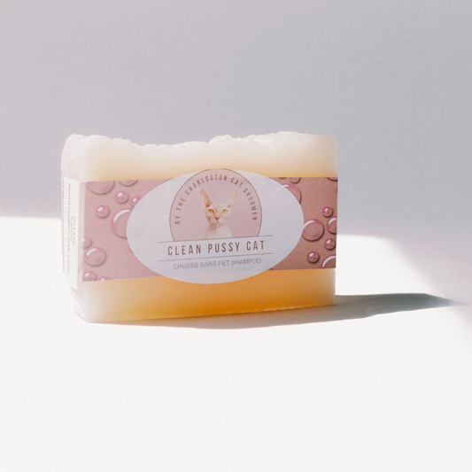 Clean Pussy Cat shampoo bar Aloe & Green Clover